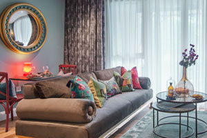 Portobello Square apartments - interior living room