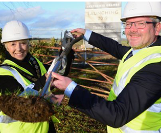 Mulberry Homes – the first sod is cut