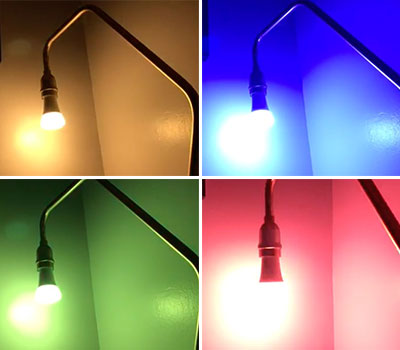 Philips Hue lighting - four colours