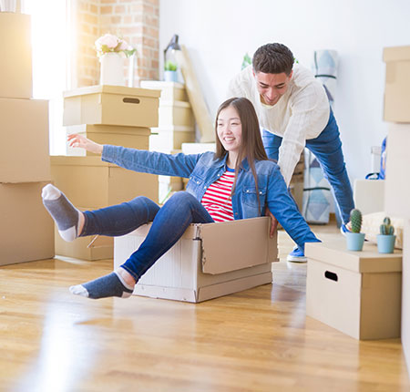 Moving house boxes