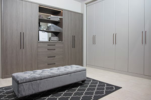 Grey Oak bedroom furniture from Daval