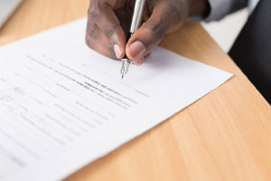 Signing mortgage papers even with bad credit