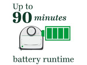 Vorwerk Kobold robotic vacuum cleaner battery life