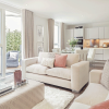 Acton Gardens apartment lounge