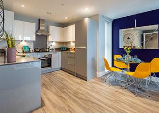 Neon, Burnt Oak - kitchen interior