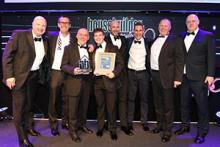 Cavanna Homes staff with best medium housebuilder in national industry awards